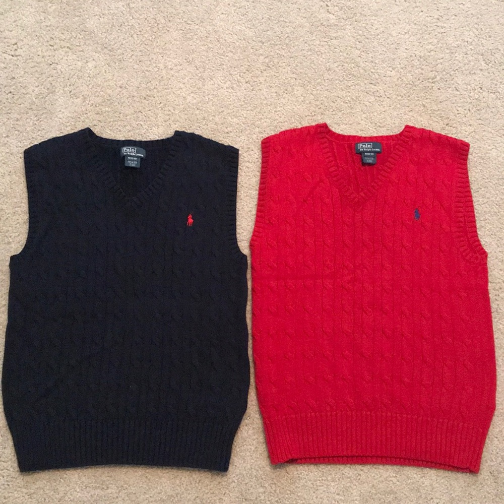2 Ralph Lauren sweater vests